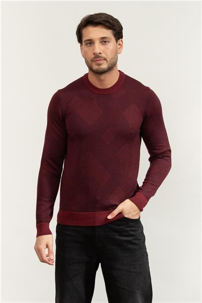 Boss Motivo Erkek Triko