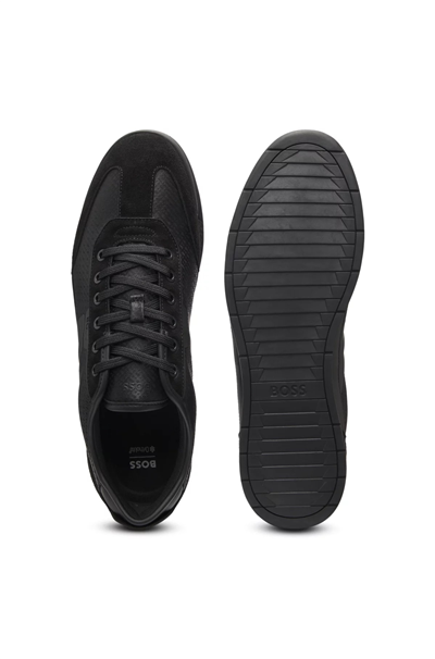 BOSS Nitan Lowp Nymn Erkek Sneaker Siyah
