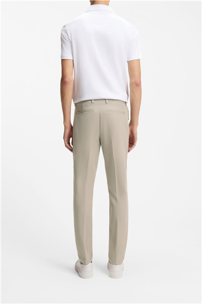 BOSS P-Kaiton1-Zip Erkek Pantolon Bej