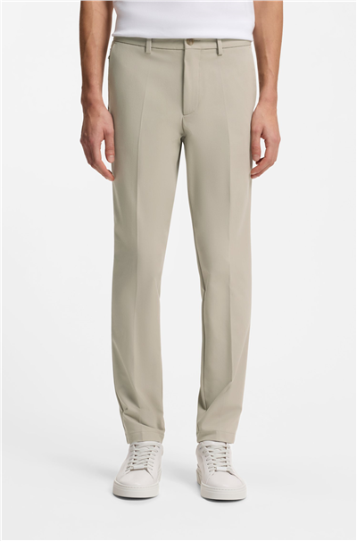 BOSS P-Kaiton1-Zip Erkek Pantolon Bej