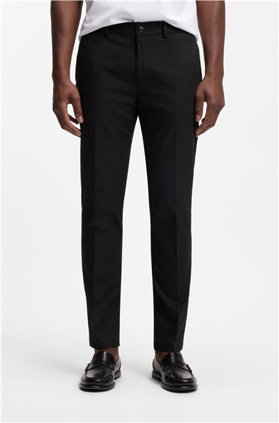 BOSS P-Kaiton1-Zip Erkek Pantolon Siyah