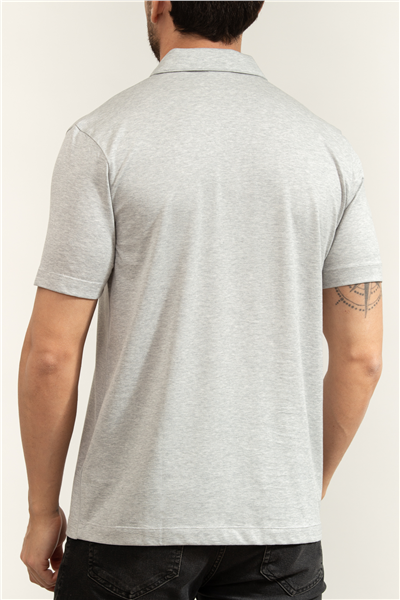 Boss P Pei 89 Erkek Polo Yaka T-Shirt Gri