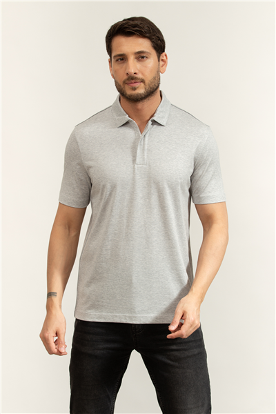 Boss P Pei 89 Erkek Polo Yaka T-Shirt Gri