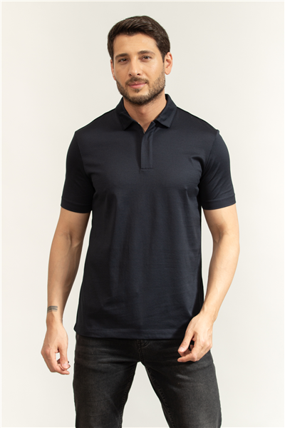 Boss P Pei 89 Erkek Polo Yaka T-Shirt Mavi