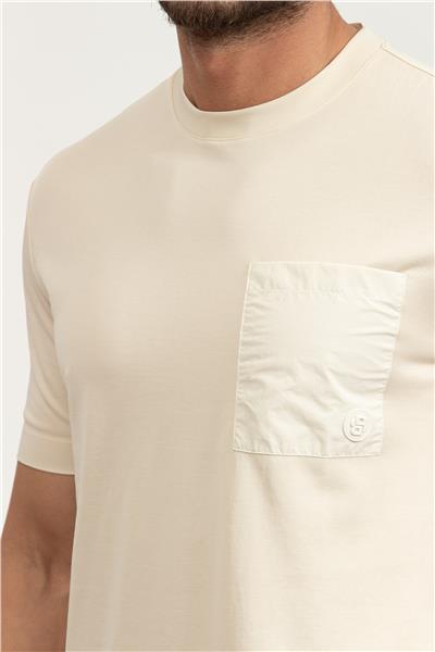BOSS P-Taut Erkek Bisiklet Yaka T-Shirt
