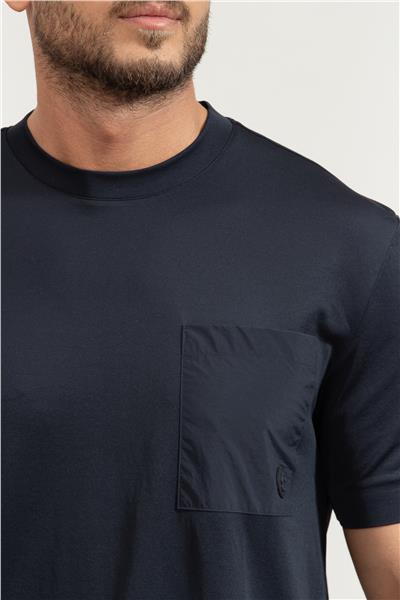 BOSS P-Taut Erkek Bisiklet Yaka T-Shirt