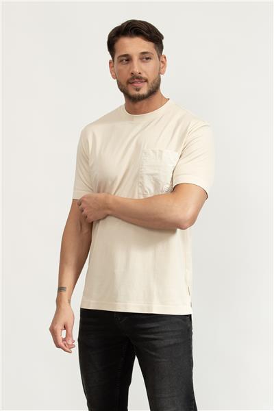 BOSS P-Taut Erkek Bisiklet Yaka T-Shirt