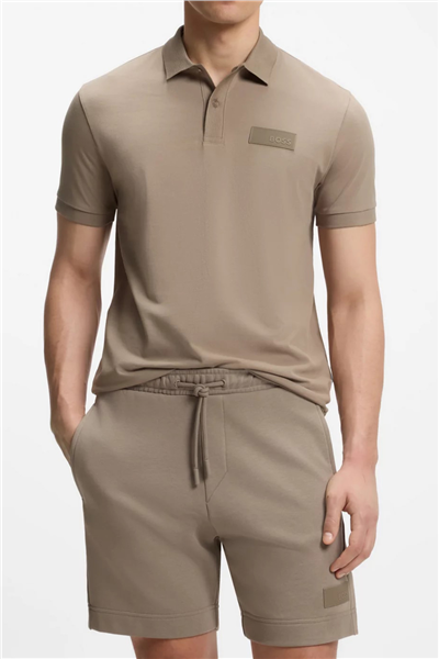 BOSS Paddy Structure Erkek Polo Yaka T-Shirt Yeşil