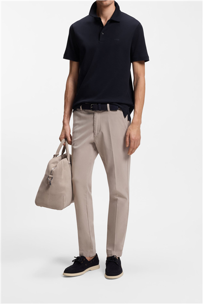 Boss Palosh Erkek Polo Yaka T-Shirt Mavi