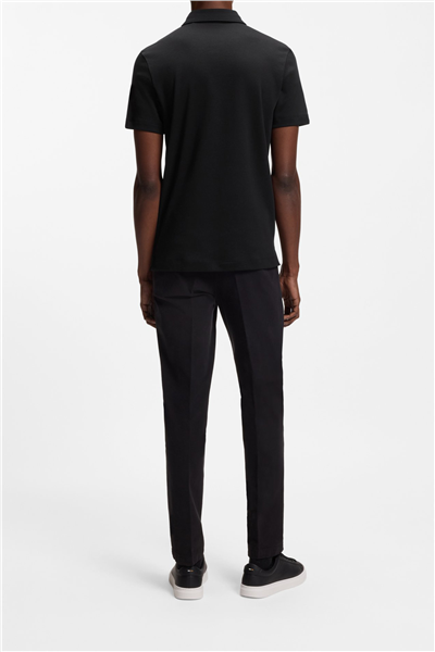 Boss Palosh Erkek Polo Yaka T-Shirt Siyah