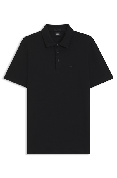 Boss Palosh Erkek Polo Yaka T-Shirt Siyah