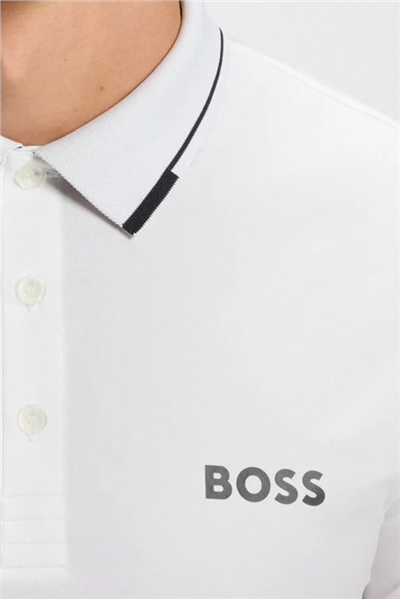 BOSS Paul Pro Erkek Polo Yaka T-Shirt Beyaz