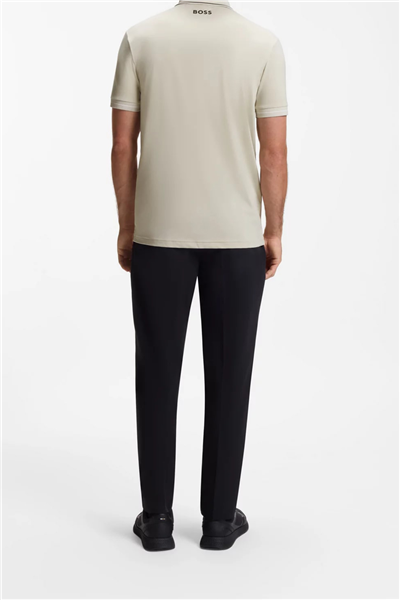 BOSS Paul Pro Erkek Polo Yaka T-Shirt Bej