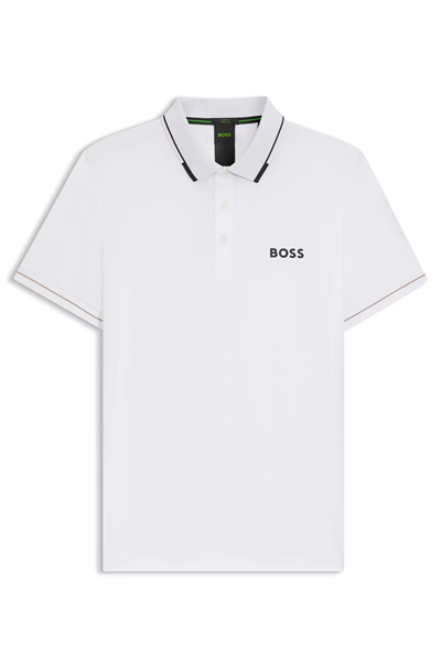 BOSS Paul Pro Erkek Polo Yaka T-Shirt Beyaz