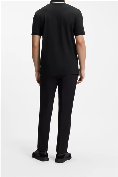 BOSS Philix GOC Erkek Polo Yaka T-Shirt Siyah