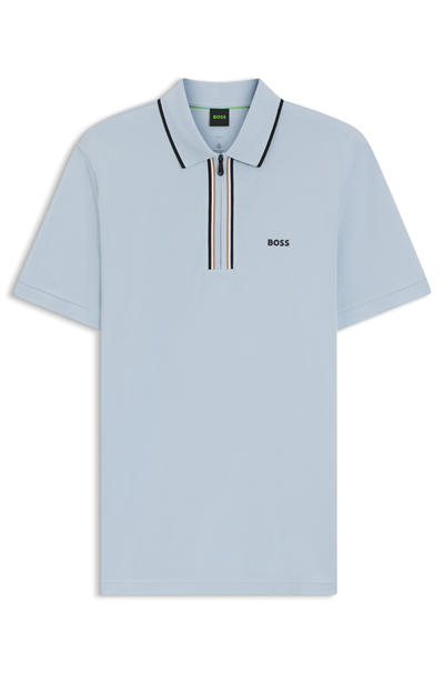 BOSS Philix GOC Erkek Polo Yaka T-Shirt Mavi