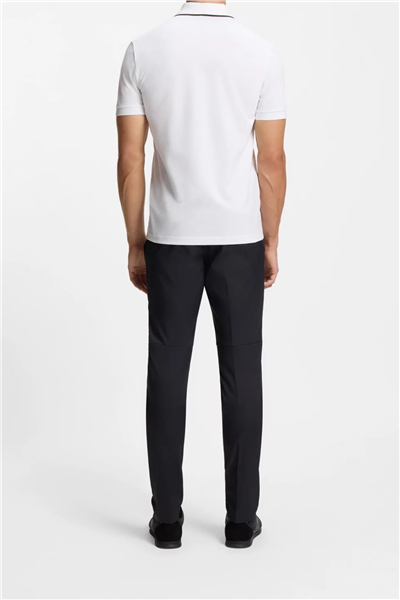 BOSS Philix GOC Erkek Polo Yaka T-Shirt Beyaz