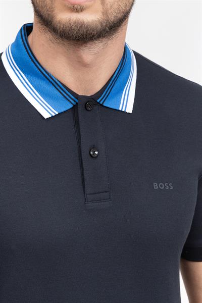 Boss Phillipson Erkek Polo Yaka T-Shirt Mavi