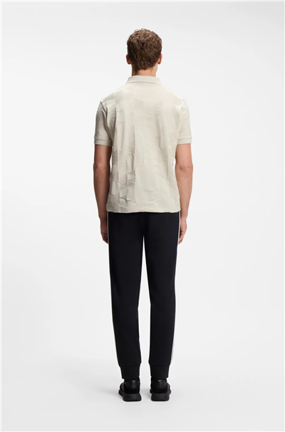 BOSS Pl Network Jq Pirax Erkek Polo Yaka T-Shirt Bej