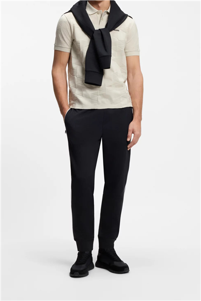 BOSS Pl Network Jq Pirax Erkek Polo Yaka T-Shirt Bej