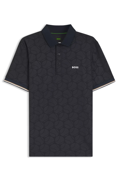 BOSS Pl Toc Game 1 Erkek Polo Yaka T-Shirt Mavi