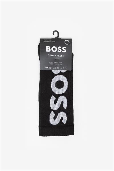 Boss Rib Logo Erkek Tekli Çorap