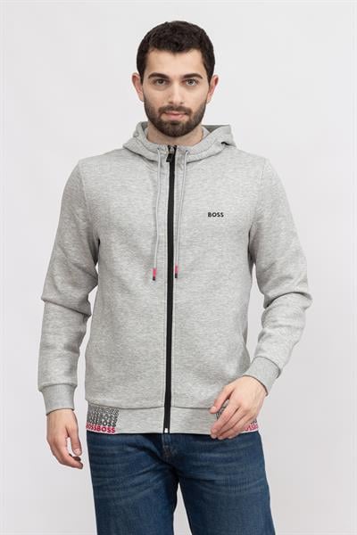 Boss Saggy Erkek Fermuarlı Sweatshirt
