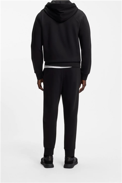 BOSS Saggy Erkek Kapüşonlu Sweatshirt Siyah