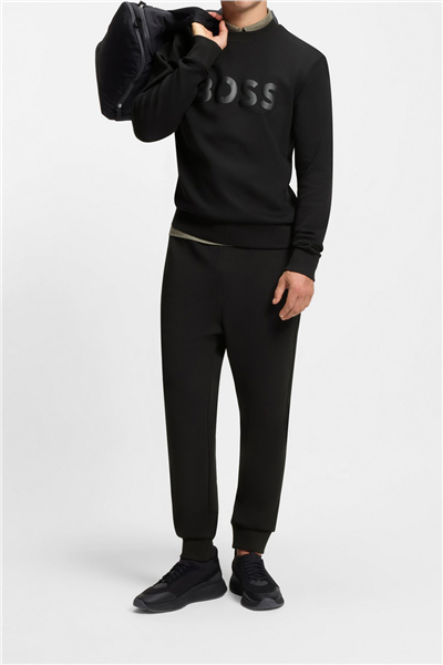 Boss Salbo Erkek Bisiklet Yaka Sweatshirt