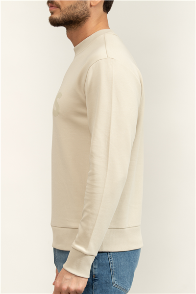 Boss Salbo Erkek Bisiklet Yaka Sweatshirt