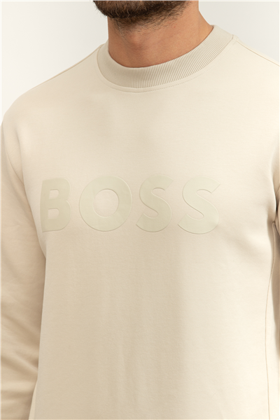 Boss Salbo Erkek Bisiklet Yaka Sweatshirt