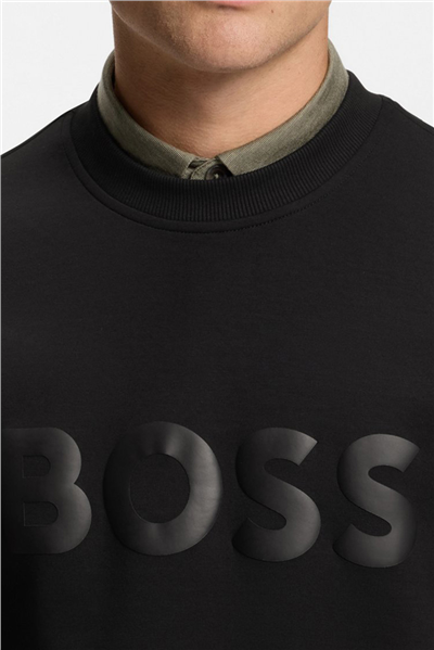 Boss Salbo Erkek Bisiklet Yaka Sweatshirt