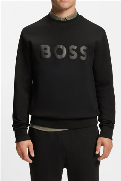 Boss Salbo Erkek Bisiklet Yaka Sweatshirt