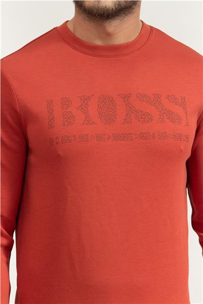 Boss Salbo Iconic Erkek Bisiklet Yaka Sweatshirt