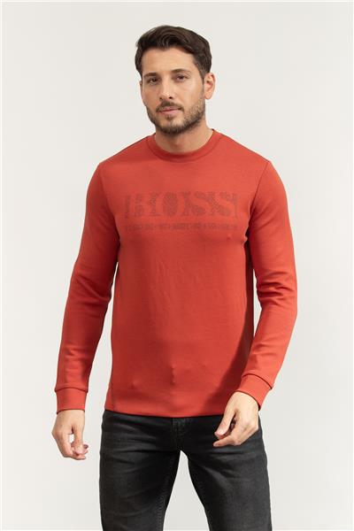 Boss Salbo Iconic Erkek Bisiklet Yaka Sweatshirt