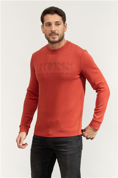 Boss Salbo Iconic Erkek Bisiklet Yaka Sweatshirt
