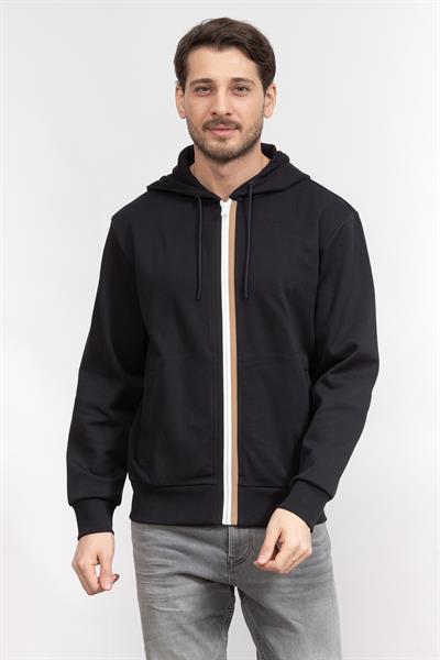 Boss Salvi Erkek Fermuarlı Sweatshirt