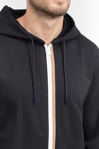 Boss Salvi Erkek Fermuarlı Sweatshirt