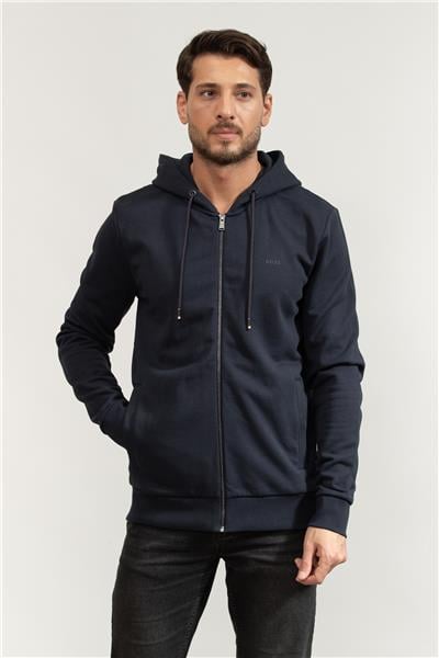 Boss Seeger Erkek Fermuarlı Sweatshirt