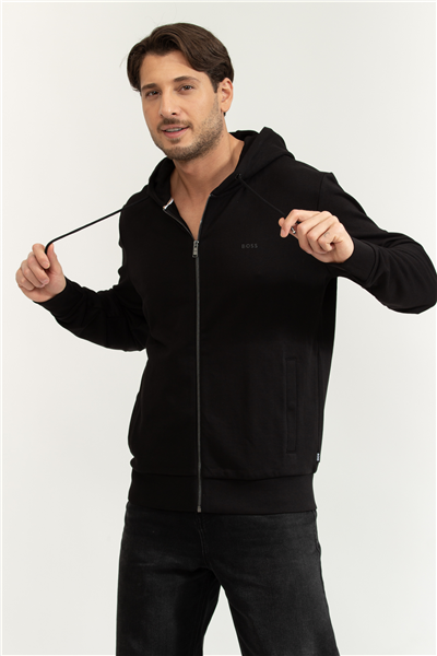 Boss Seeger Erkek Fermuarlı Sweatshirt