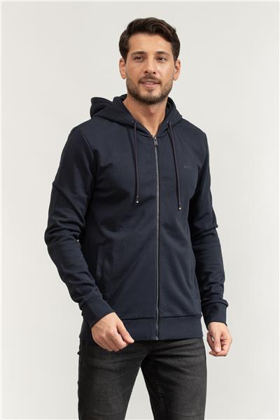 Boss Seeger Erkek Fermuarlı Sweatshirt