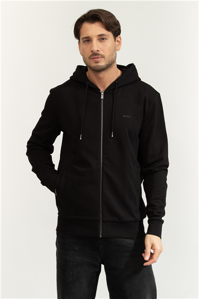 Boss Seeger Erkek Fermuarlı Sweatshirt