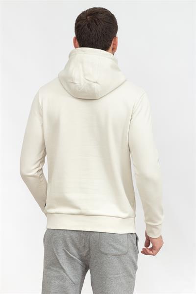 Boss Seeger Erkek Kapüşonlu Sweatshirt Beyaz