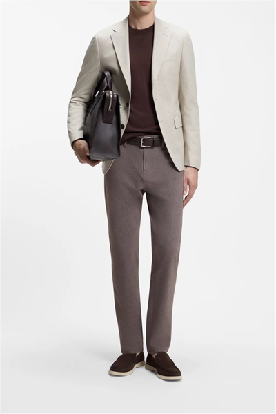 Boss Sienne Loaf Sd N Erkek Loafer Kahverengi