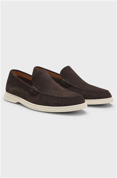 Boss Sienne Loaf Sd N Erkek Loafer Kahverengi