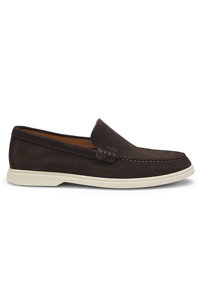 Boss Sienne Loaf Sd N Erkek Loafer Kahverengi