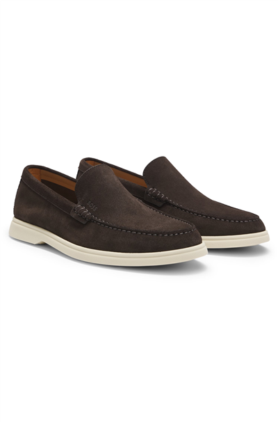 Boss Sienne Loaf Sd N Erkek Loafer Kahverengi
