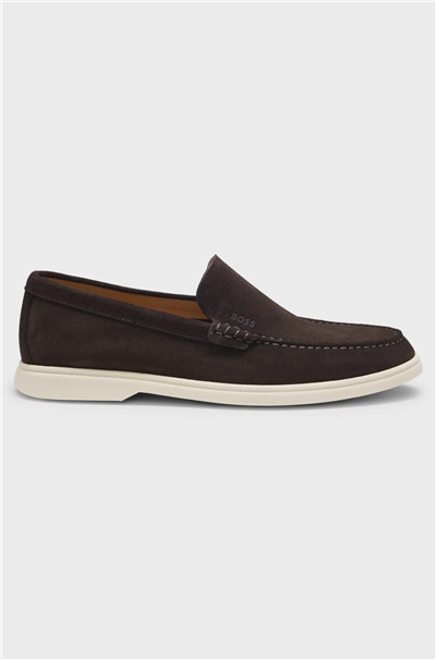 Boss Sienne Loaf Sd N Erkek Loafer Kahverengi