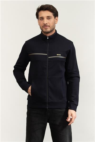 Boss Skaz Erkek Fermuarlı Sweatshirt