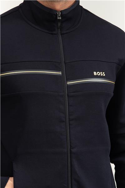 Boss Skaz Erkek Fermuarlı Sweatshirt
